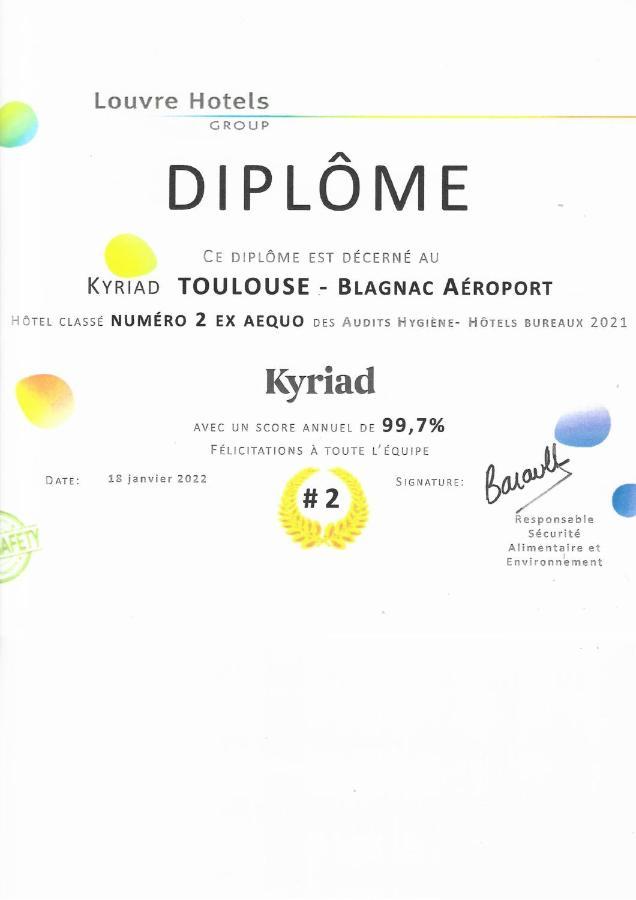 Kyriad Toulouse Blagnac Aeroport Zewnętrze zdjęcie